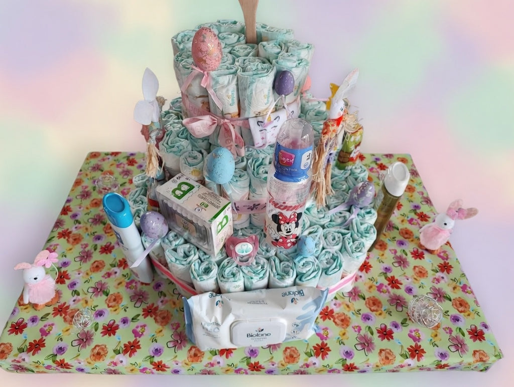 Gâteau De Couches Sur Plaque Modèle 1