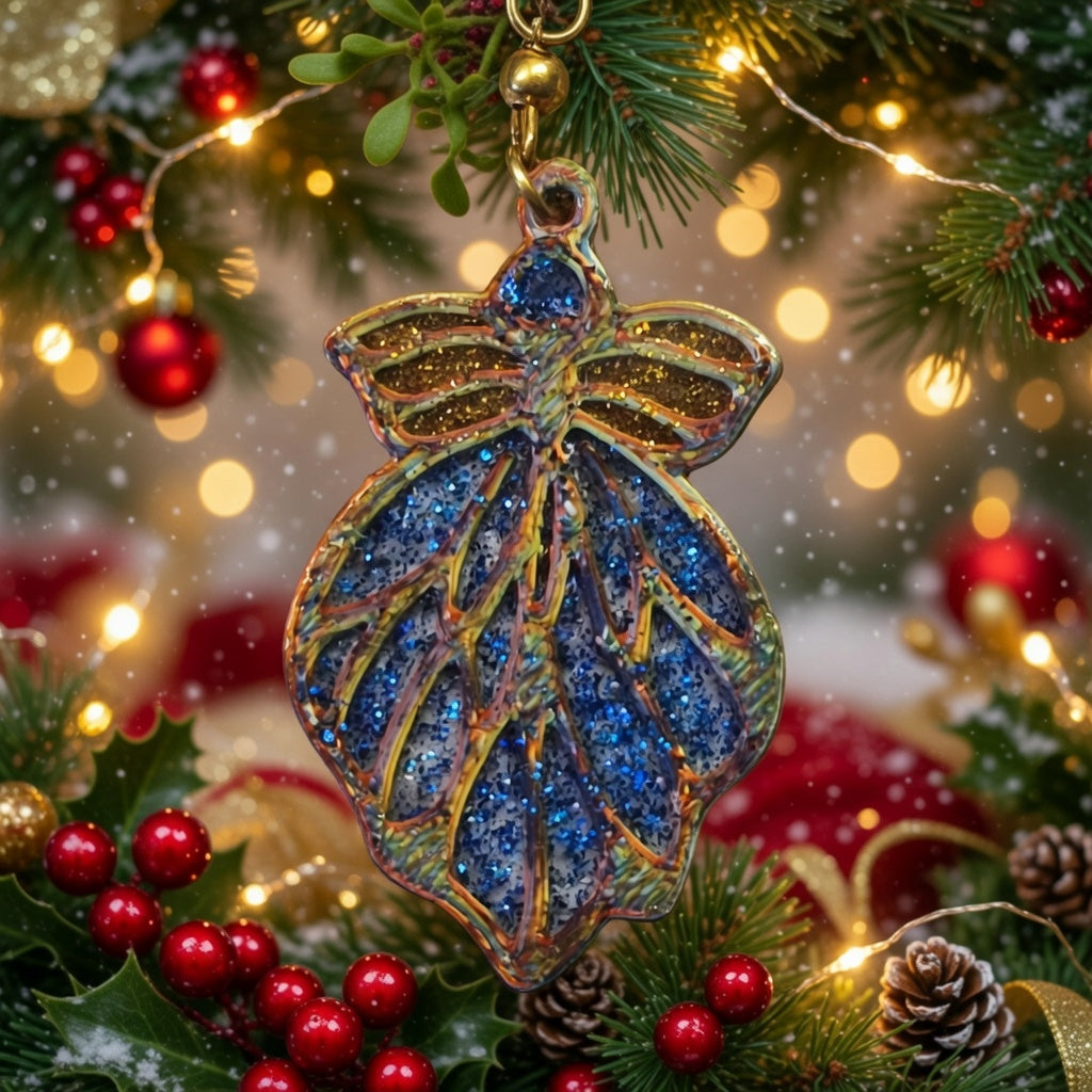 Impression 3D Noël Bleu, or