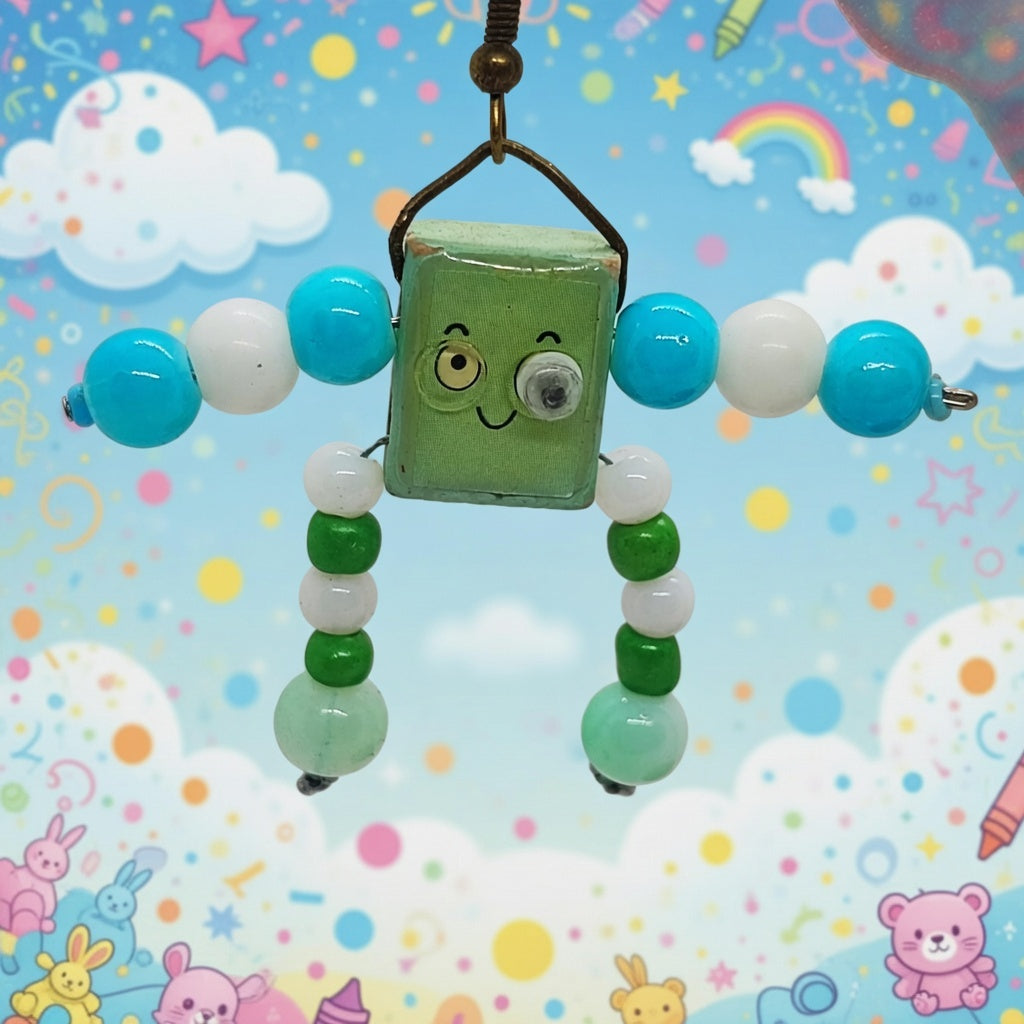 Boutons vert personnage dissocier