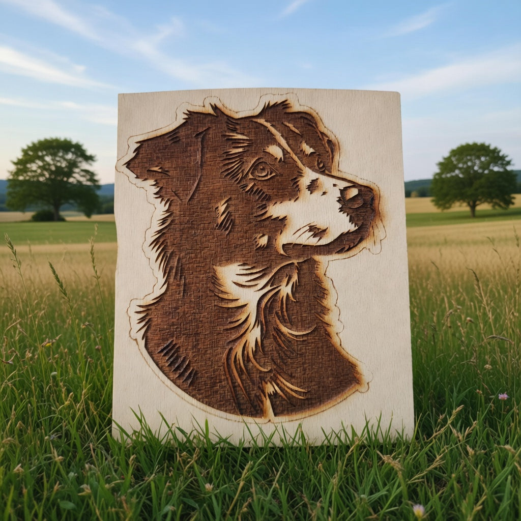 Petite plaque bois gravé