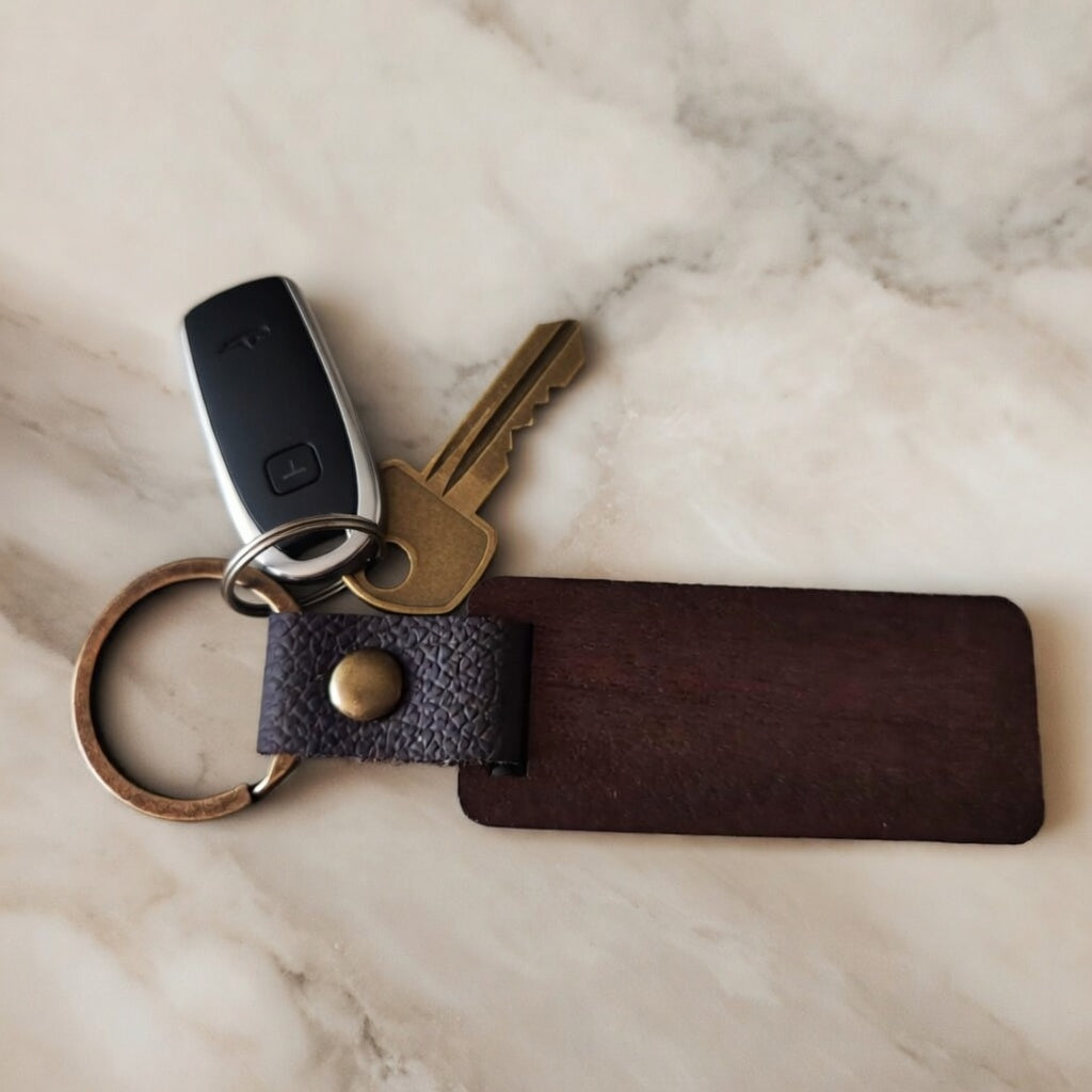 Porte clé bois foncé