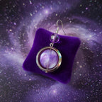 Perles rondes violettes