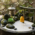 Dissocier tête de bouddha jaune, bordeau