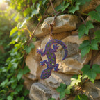 Impression 3D Salamandre violet, vert