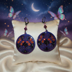 Impression 3D Papillon rose contour violet
