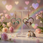 Impression 3D Coeur chien, chat multicolore
