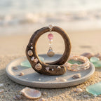 Coquillage perle rose clou brillant La fée bricole