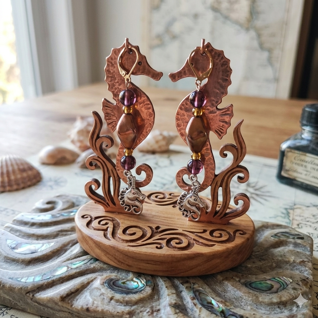 Licorne perles rose, losange vrié orangé La fée bricole