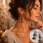Bouledoque bronze perles facettes noir, gris, gris sombre La fée bricole