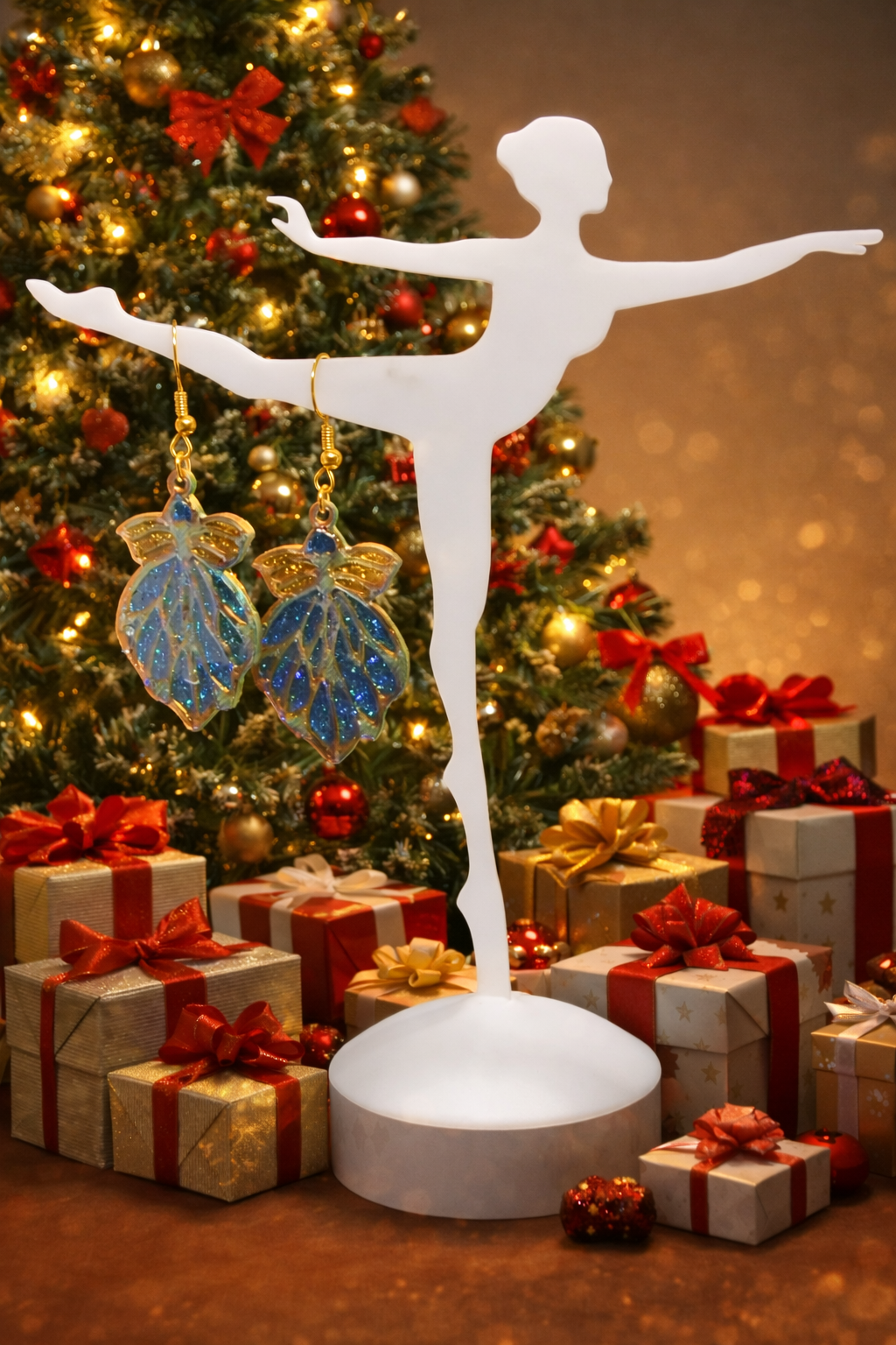 Impression 3D Noël Bleu, or