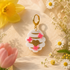 Impression 3D Ruche blanche papillons rose