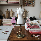 Robe filles blanc et rose