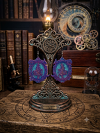Impréssion 3D Tableau sorcière violet