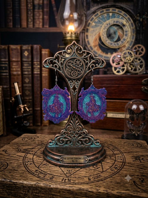 Impréssion 3D Tableau sorcière violet