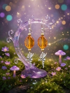 Perles doré, orange, fée