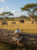 Impression 3D tête d'Élephant doré