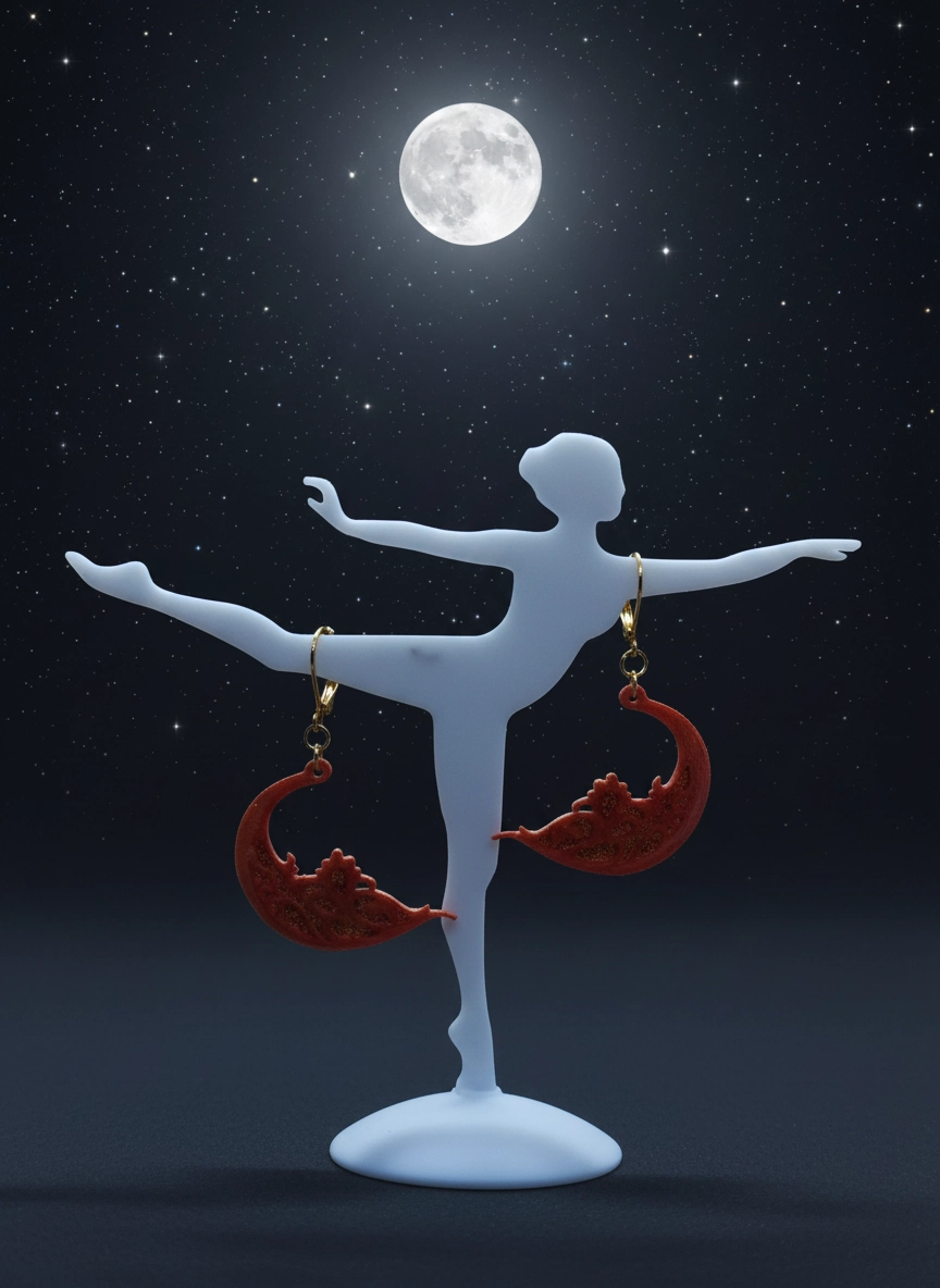 Impression 3D Orange Quartier de lune