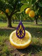 Impression 3D Goutte d'eau violet résine jaune La fée bricole